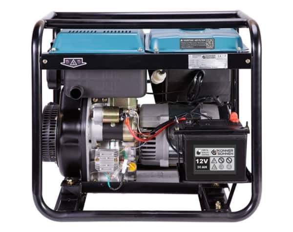Generator de curent diesel Konner & Sohnen KS 8100HDE monofazat AVR 6,5 kW pornire electrica - Image 4