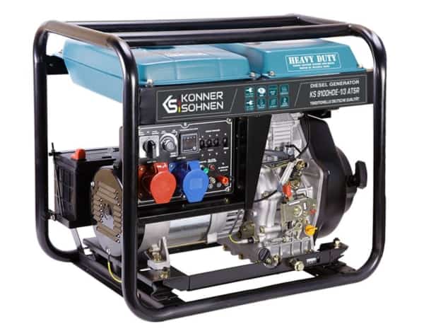 Generator de curent diesel Konner & Sohnen KS 9100HDE-1/3 ATSR trifazat 7,5 kW pornire electrica - Image 7