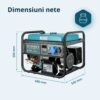Generator pe gaz/benzina "Könner & Söhnen" KS 10000E G