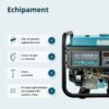 Generator pe gaz/benzina "Könner & Söhnen" KS 10000E G