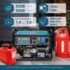 Generator pe gaz/benzina "Könner & Söhnen" KS 7000E G