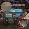 Generator pe gaz/benzina "Könner & Söhnen" KS 7000E G