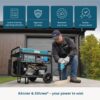 Generator pe gaz/benzina "Könner & Söhnen" KS 7000E G