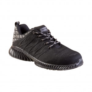Adidasi cu protectie WSL1 PU negru-gri marimea 43