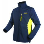 Geaca soft shell de lucru bleumarin-galben TMP XXXXL