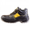 Ghete cu protectie WS3 piele negru-galben marimea 43