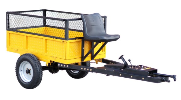 ProGARDEN Alpine RM550T remorca cu tractiune 500kg motocultor, 1 osie, prindere bolt