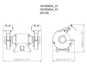 Polizor de banc Metabo DS150 M | Travandi.ro