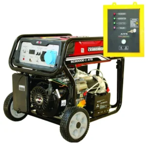 Generator de curent benzina SENCI SC8000-ATS monofazat 7 kW pornire electrica ATS inclus