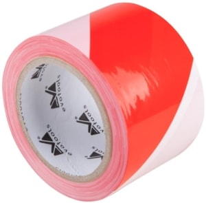 Banda pentru Delimitare si Semnalizare lungime: 100m, lățime: 75mm, culoare: Rosu-Alb | Travandi.ro