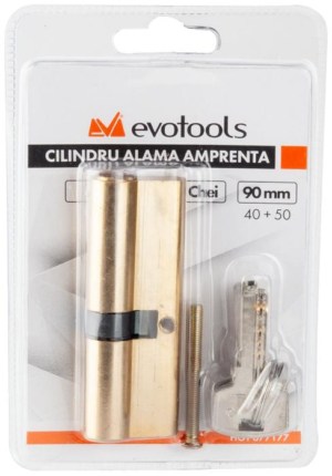 Cilindru Alama Amprenta ETS lungime: 80mm, Tip: Descentrat, dimensiuni: 35+45mm, culoare: Alama | Travandi.ro