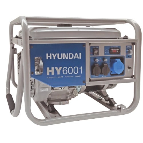 Generator de curent benzina HYUNDAI HY6001 monofazat AVR 6,6 kW 1 Generator de curent benzina HYUNDAI HY6001 monofazat AVR 6,6 kW