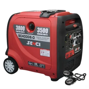 Generator de curent benzina SENCI SC4000iE-O monofazat AVR 3,8 kW pornire electrica