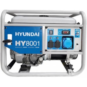 Generator de curent benzina HYUNDAI HY8001 monofazat AVR 8 kW | Travandi.ro