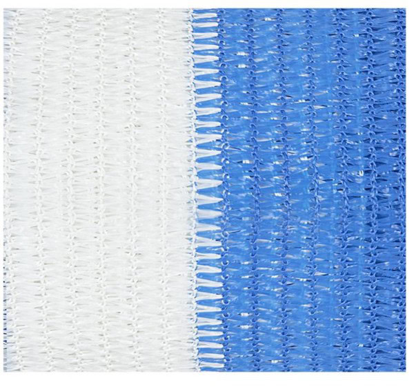 Plasa Umbrire Multicolor HDPE UV lungime: 10m, lățime: 2m, culoare: Alb-Verde, grad de umbrire: 95%