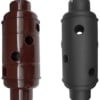 Recuperator Caldura Emailat Compact diametru: 120mm, culoare: maro