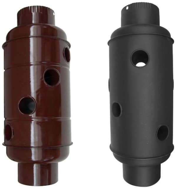 Recuperator Caldura Emailat Compact diametru: 120mm, culoare: maro