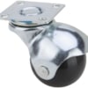 Roata cu Bila Pivotanta cu Flansa pentru Mobilier, Dimensiuni 4 - 50 mm