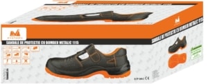 Sandale de Protectie cu Bombeu Metalic 1115 / M: 43 | Travandi.ro