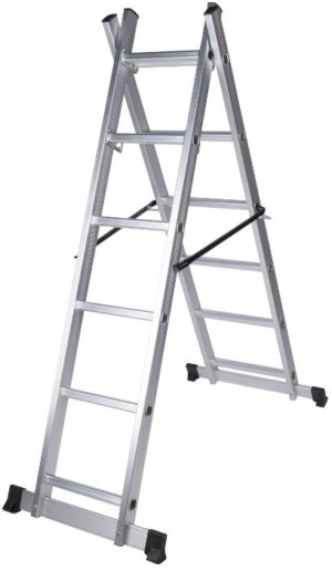 Scara din Aluminiu Tip Schela, Inaltime deschisa 190 cm, Inaltime rezemata 330 cm | Travandi.ro