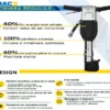 Ciocan pneumatic BB20 20.9 kg Hex D25-L 108 cu maner low vibration