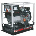 Generator de curent diesel GENMAC Minicage G13100KEO trifazat ATS optional 11,9 kW pornire electrica
