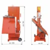 Masina de taiat BCA/Caramida BISONTE TSC505 230V 1,4 kW inaltime maxima de taiere 50 cm