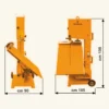 Masina de taiat BCA BISONTE TSC650 230V 1,85 KW inaltime maxima de taiere 65 cm