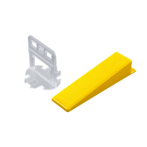Set sistem nivelare al placilor ceramice (200 clips si 100 pene) TMP