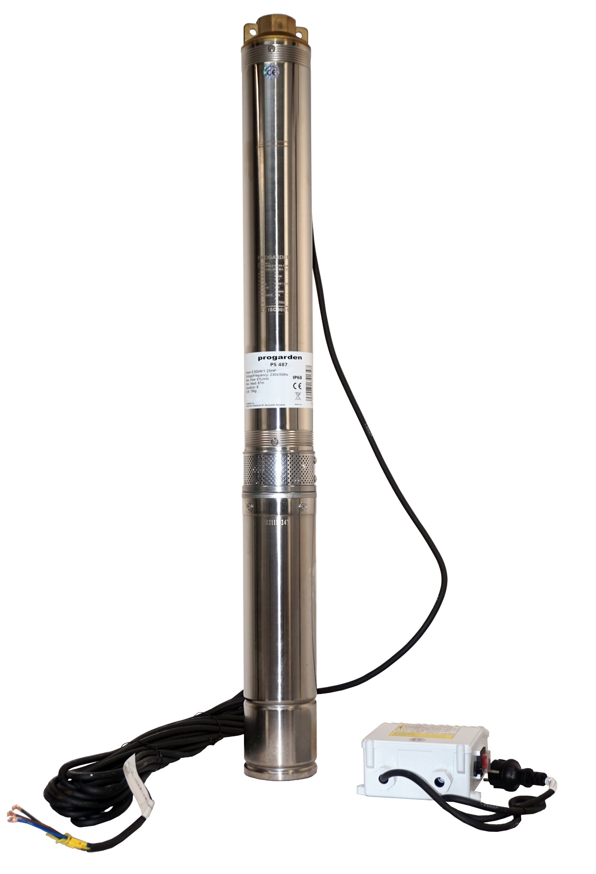 Pompa submersibila ProGARDEN PS 487 920 W 67 l/min refulare 87m 1 Pompa submersibila ProGARDEN PS 487 920 W 67 l/min refulare 87m