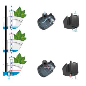 Set ghiveci pentru peretele vertical 8" 30x24x21cm | Travandi.ro