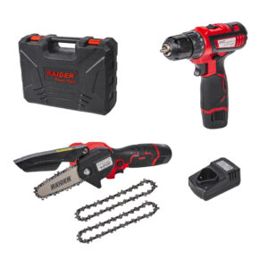 Set Bormasina si fierastrau electric 12V 2x2Ah RDP-CDLGP02