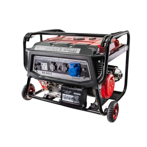 Generator de curent benzina RAIDER RD-GG12 monofazat AVR 7.5 kW pornire electrica