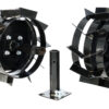 ProGARDEN Set 2 roti metalice 400x8 cu manicot 32mm