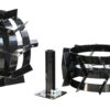 ProGARDEN Set 2 roti metalice 400x8 cu manicot 32mm