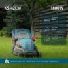 Mașină de tuns iarba electrică KS 42LM