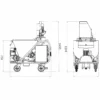 Masina de tencuit Imer Koine 4 EVO 400V debit 22 l/min materiale preamestecate