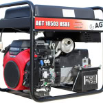 Generator de curent benzina AGT 18503 HSBE trifazat AVR 13.8 kW pornire electrica