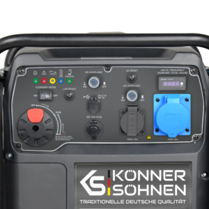 Generator de curent benzina Konner & Sohnen KS 8100iEG monofazat invertor 8,5 kW pornire electrica | Travandi.ro