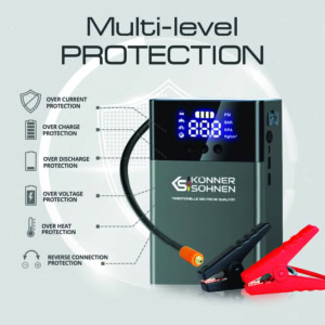 Starter auto cu compresor Könner & Söhnen KS JSP-1200 15 Starter auto cu compresor Könner & Söhnen KS JSP-1200 | Travandi.ro