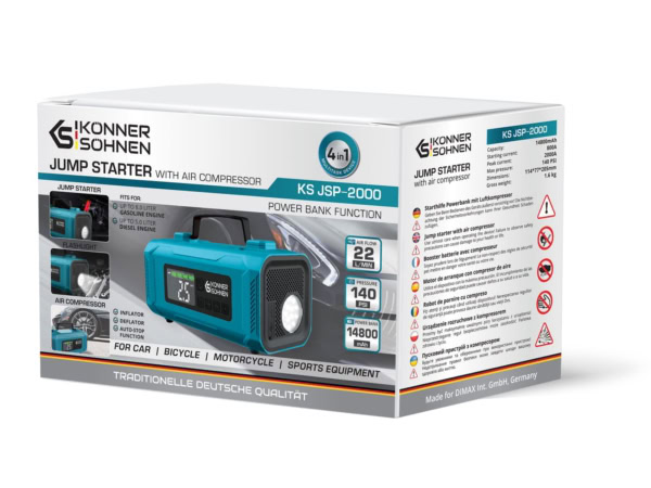 Dispozitiv de pornire cu compresor acumulator Könner & Söhnen KS JSP-2000 - Image 8