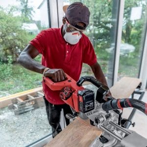 Fierastrau circular pentru taieri inclinate Flex SMS 190 18.0-EC, compatibil cu acumulator Li-Ion 18 V, diametru panza 190 x 30 mm | Travandi.ro