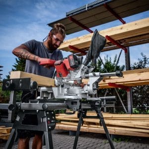 Fierastrau circular pentru taieri inclinate Flex SMS 190 18.0-EC, compatibil cu acumulator Li-Ion 18 V, diametru panza 190 x 30 mm | Travandi.ro