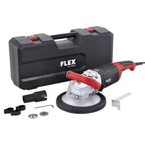 Masina de slefuit cu disc diamantat Flex LD 24-6 180 Kit Turbo-Jet, 2400 W, 180 mm, 6500 rpm, cu disc Turbo-F-Jet si disc PKD-Jet 6-Cut | Travandi.ro