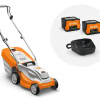 Pachet Masina de tuns gazon STIHL RMA 235 Acumulator 33 cm cos 30 l + 2 x acumulator AK 20 si incarcator AL 101