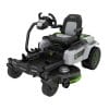 Set tractor de tuns iarba Ego Power ZT4201E-S, cu 2 acumulatori 56 V/10.0 Ah, 107 cm, cu volan