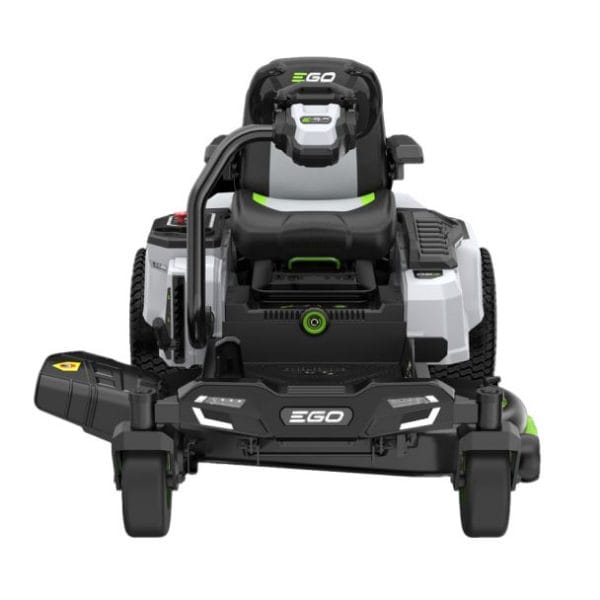 Set tractor de tuns iarba Ego Power ZT4201E-S, cu 2 acumulatori 56 V/10.0 Ah, 107 cm, cu volan - Image 6