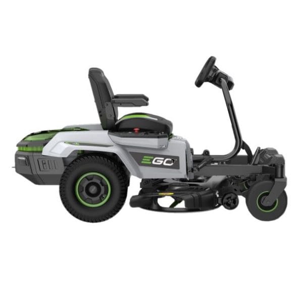 Set tractor de tuns iarba Ego Power ZT4201E-S, cu 2 acumulatori 56 V/10.0 Ah, 107 cm, cu volan - Image 4