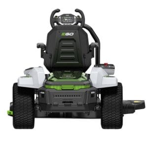 Set tractor de tuns iarba Ego Power ZT4201E-S, cu 2 acumulatori 56 V/10.0 Ah, 107 cm, cu volan | Travandi.ro