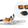 Set motoferăstrău electric cu acumulator STIHL MSA 70.0 C-B cu 2 baterii AK 30 si incarcator AL 101